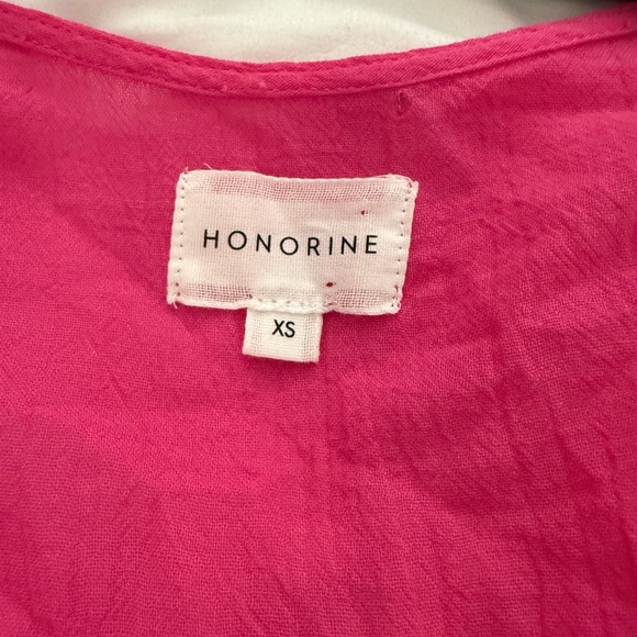 HONORINE Alessandra Cover Up Wrap Mini Dress Pink Size XS - Picture 6 of 7